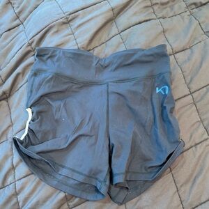 Kari Traa Black Athletic Compression Shorts